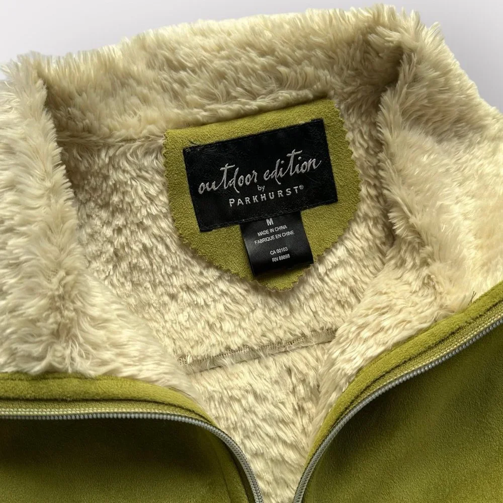 Parkhurst Outdoor Edition AVOCADO MICROSUEDE JACKET Medium